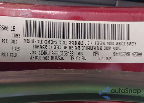 2020 Jeep Grand Cherokee Laredo E 4X4 from USA, damaged, VIN 1C4RJFAG6LC158493